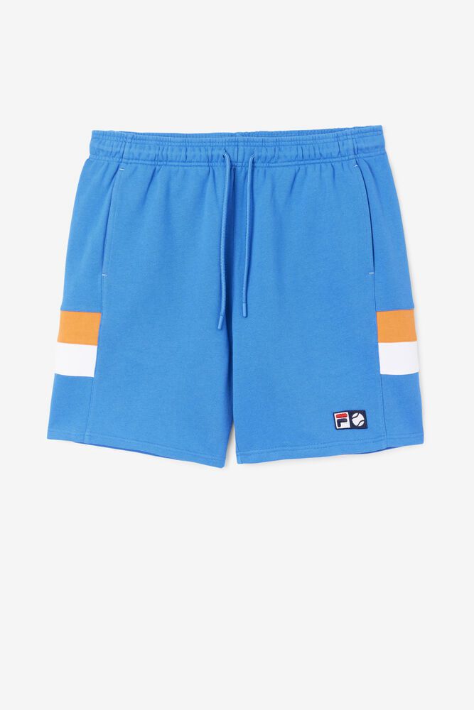 Fila Shorts Mens Blue - Langlen - Philippines 9345176-FG